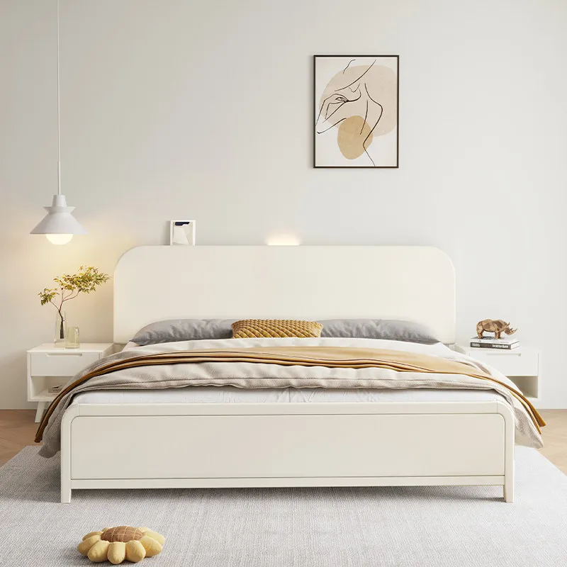 

Organizer Waterproof Reading Bed Kids Elegant Wooden Household Frame Bed Queen Modern Luxury Camas De Dormitorio Furniture