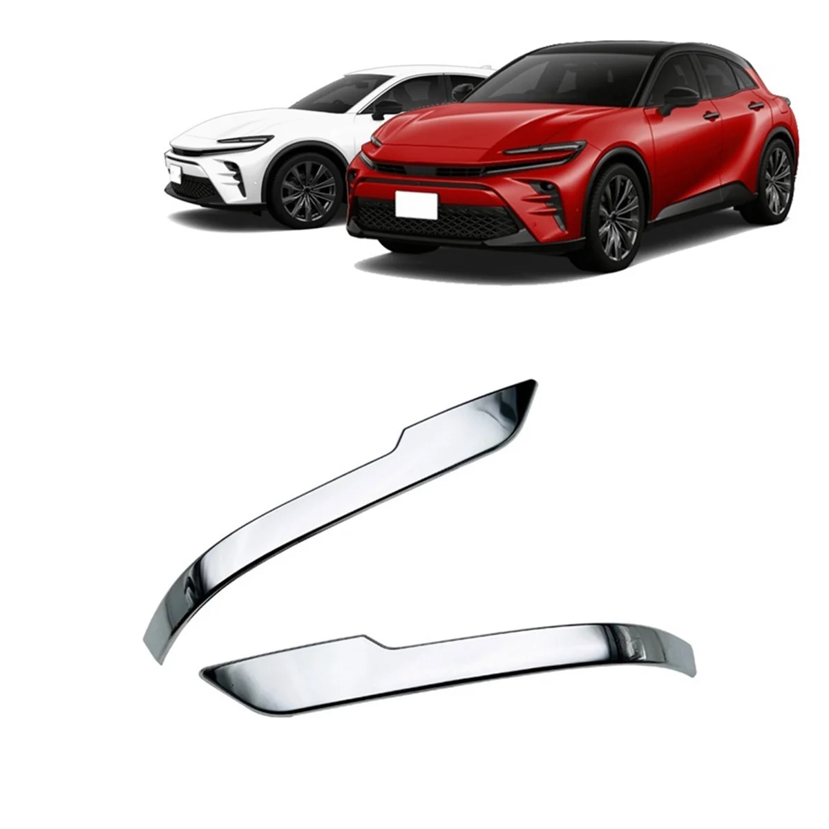 For Toyota Crown Sport 2023 2024 Car Rearview Side Mirror Cover Anti-Collision Trim Strip