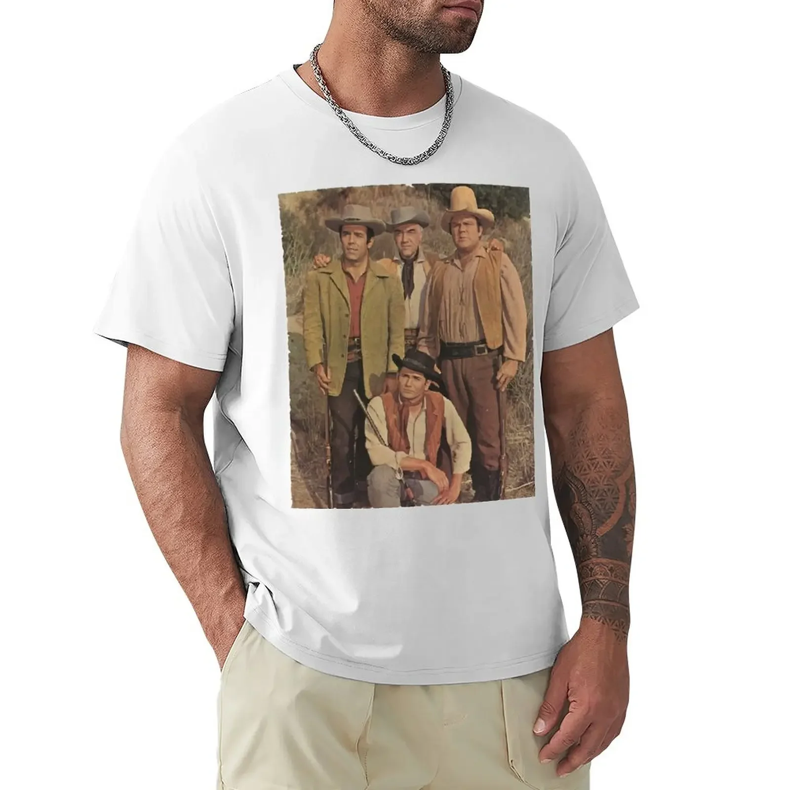 FAMILY FARM cartwrights T-shirt plus sizes anime Men's clothing