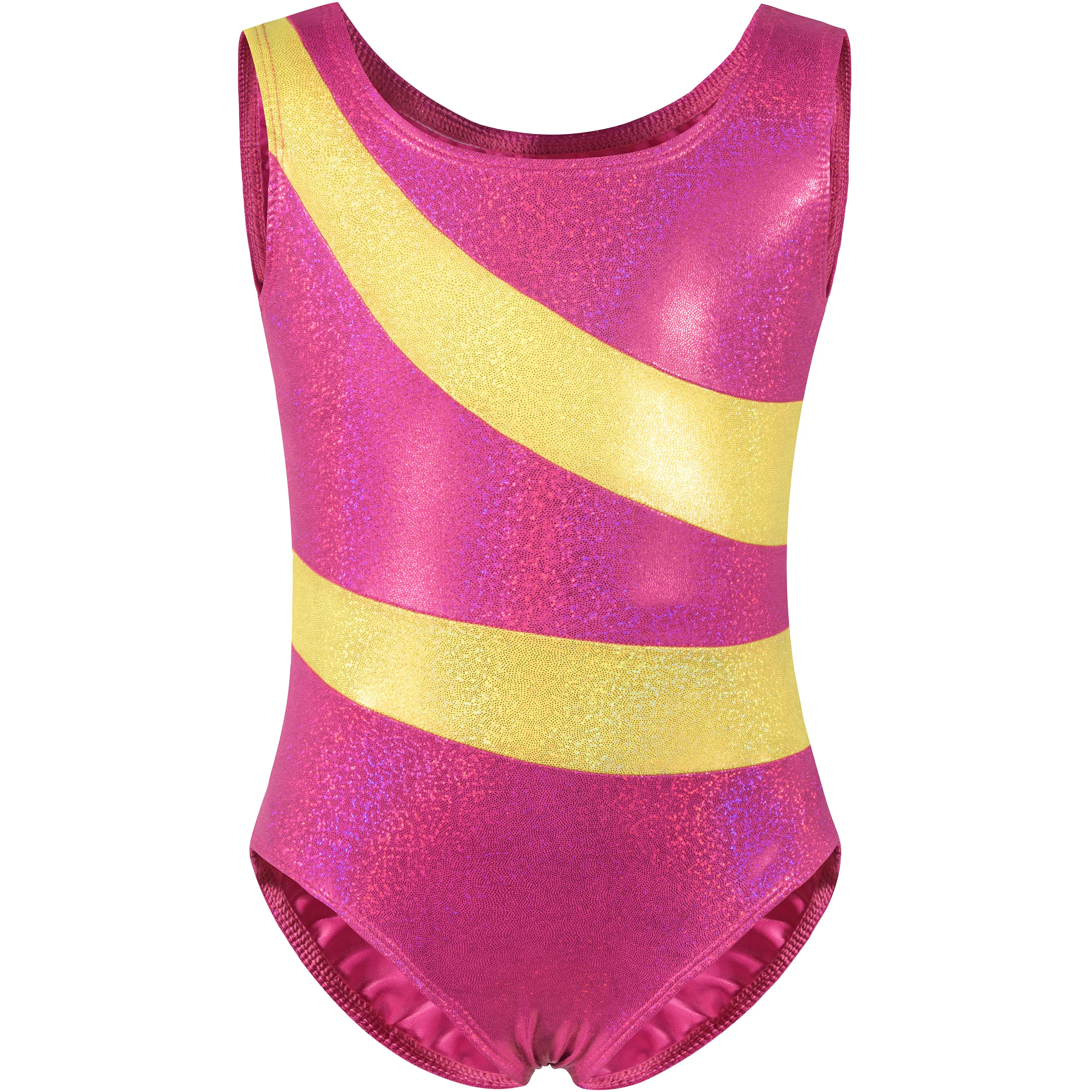 Gymnastics Leotards for Girls Sparkly Tumbling Dance Leotards Kids 2-10Years