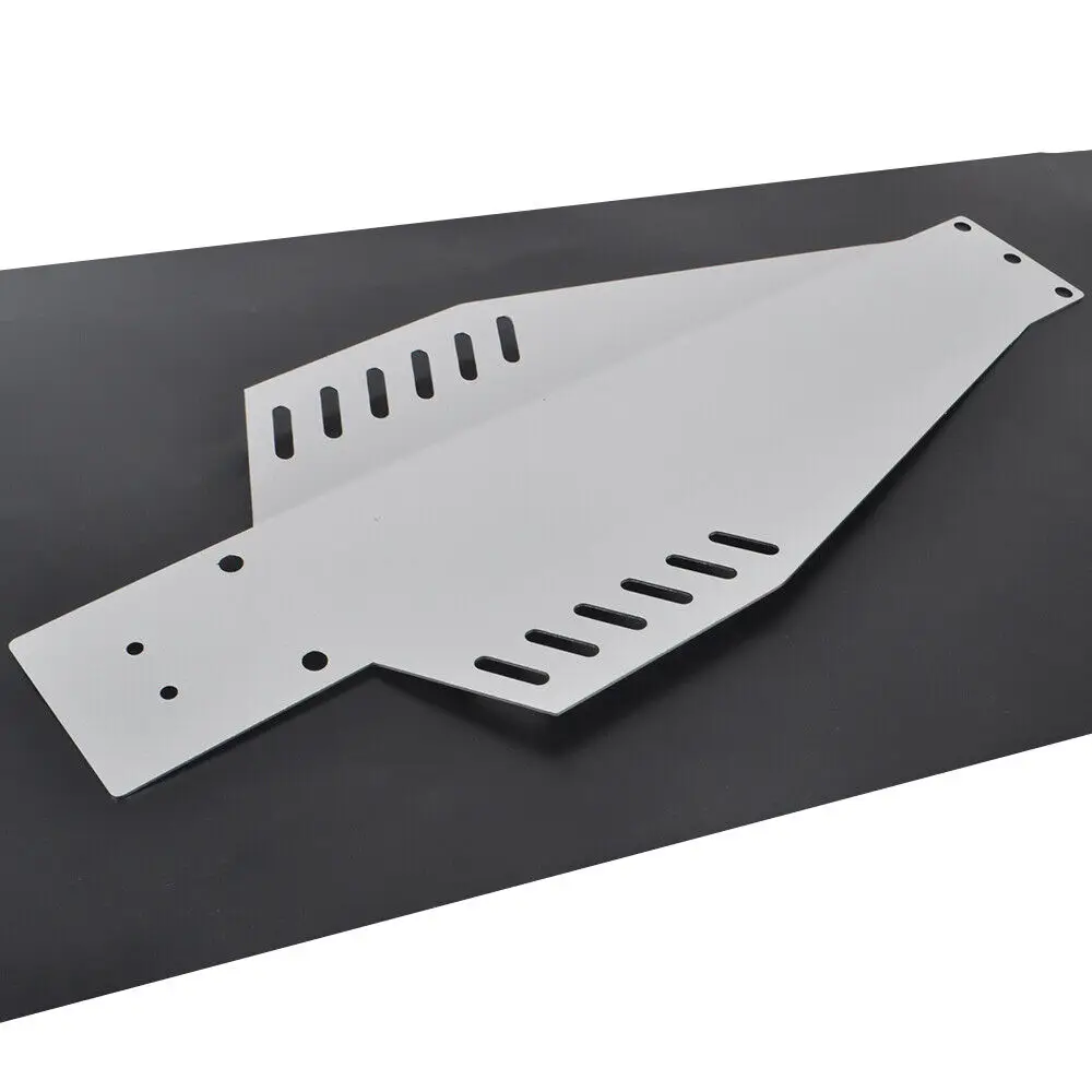 Aluminum Chassis Protector Skid Plate for 1/10 Traxxas 2WD Rustler Bandit VXL Upgrade Parts