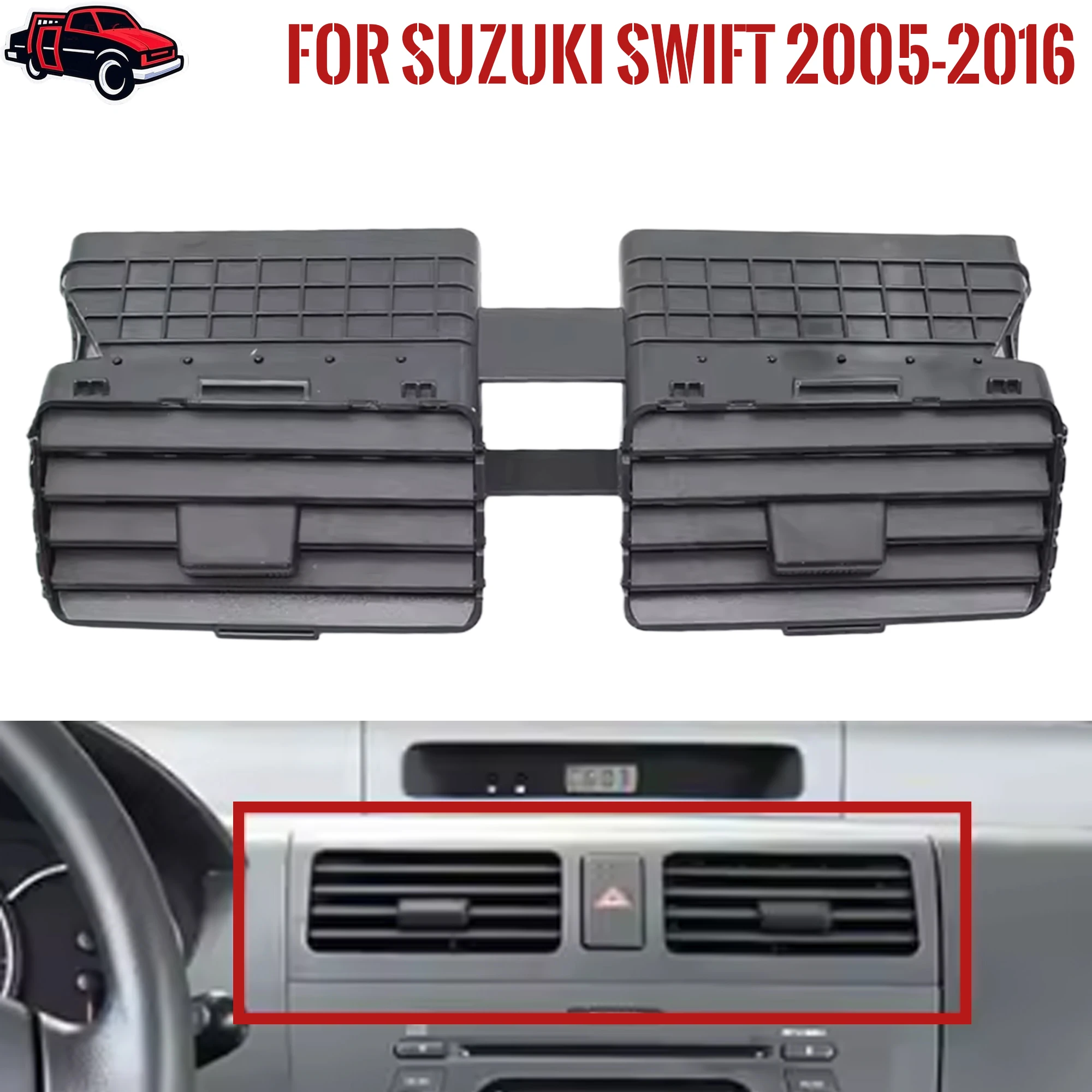 

Центральная решетка воздуховода консоли для Suzuki Swift 2005-2016