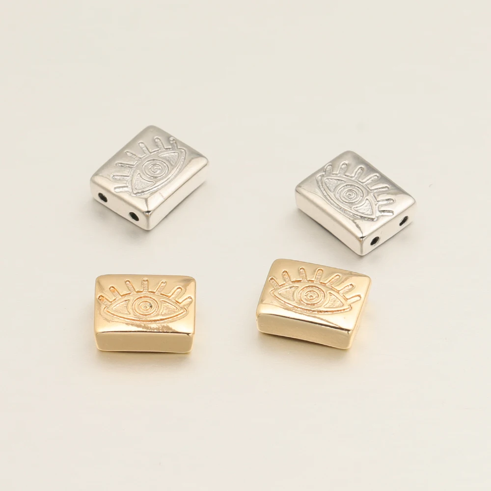 

Cordial Design 50Pcs 8*10MM Beads For Bracelets Accessories/Jewelry Findings & Components/Hand Made/Genuine Gold Plating #194389