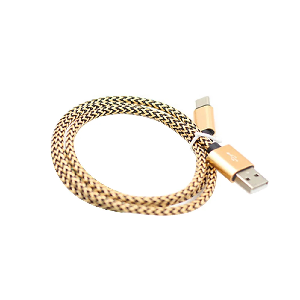 Cavo di ricarica rapido intrecciato in nylon micro USB per sincronizzazione dati compatibile con Galaxy S7 Pixel 2 X