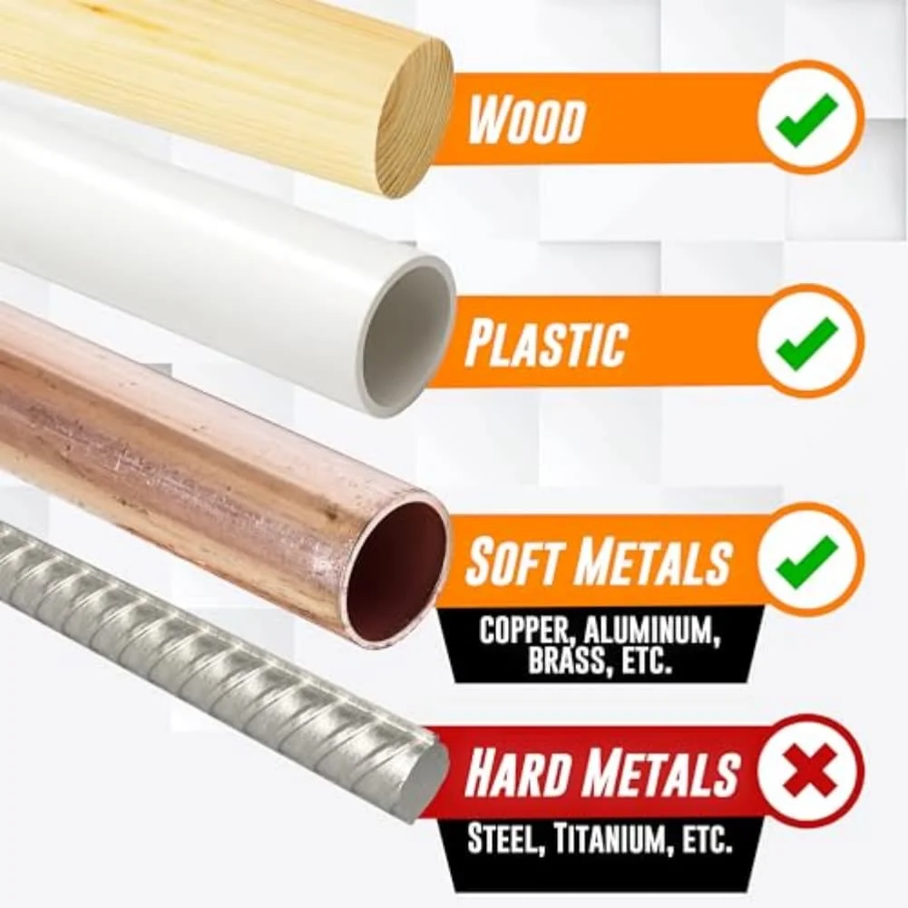 

5 Inch Scroll Saw Blades Set Flat Head Made from High Carbon Steel for Detailed Cutting Wood Plastic and Non Ferrous Metals