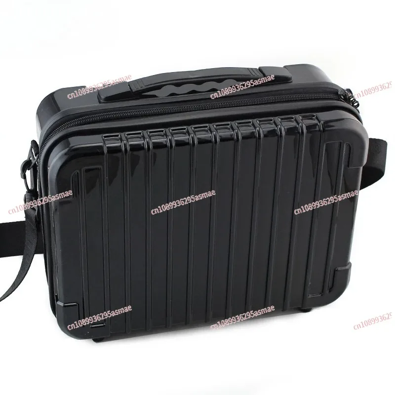 

Hairstylist Multifunctional Hair Kit, Scissors Electric Push Scissors Hair Dryer Storage Box Portable Oblique Backpack Toolbox