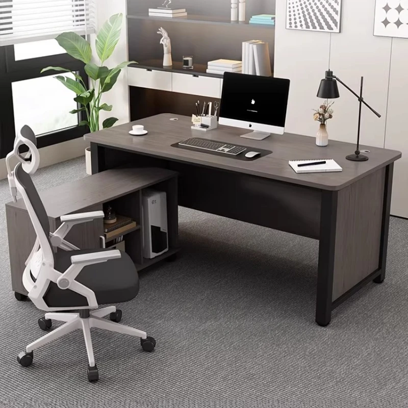 

Простой современный офисный стол, рабочая станция, компьютерный стол для персонала, одноместный стол руководителя, офисная мебель