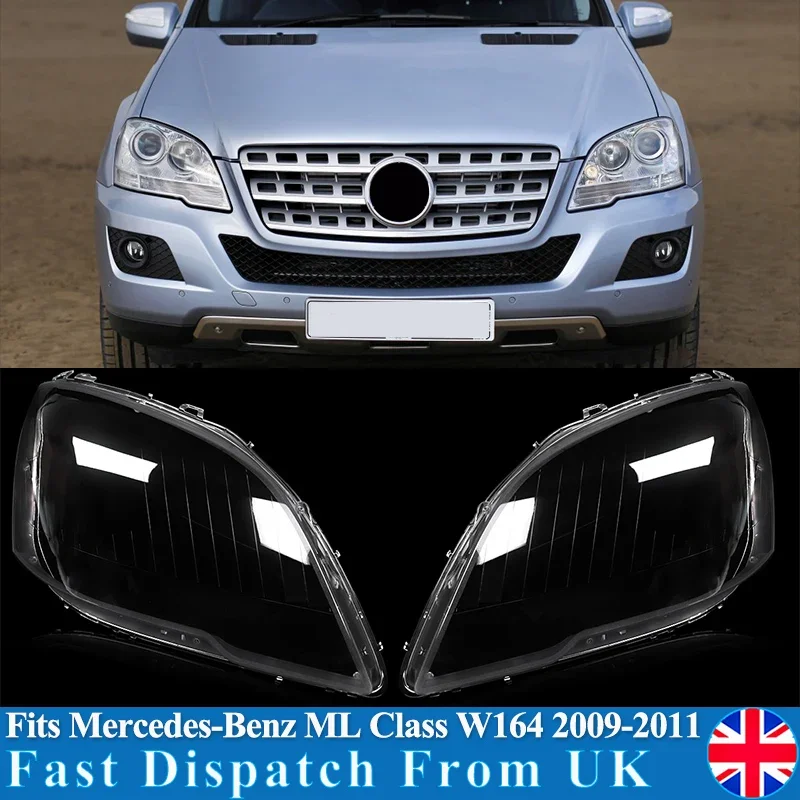 SAIQINGSP For Mercedes Benz ML Class W164 2009-2011 Headlight lens Clear Car Accessories Tools