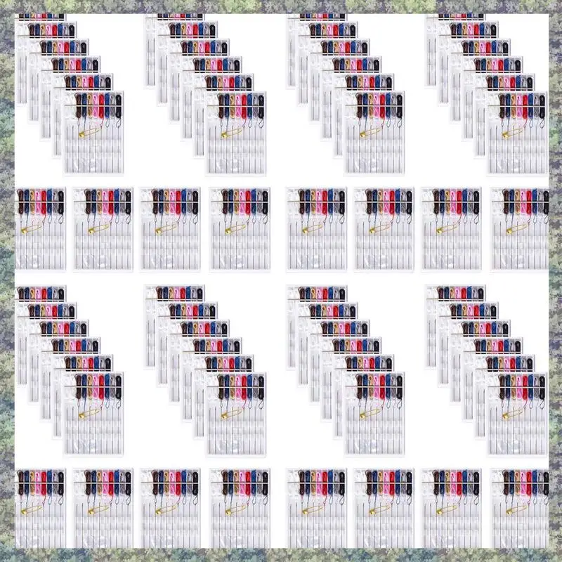 

WON 64 коробки для дома и путешествий, набор для быстрого фиксации, набор предварительно резьбовых игл, каждой коробка с 10 шт.