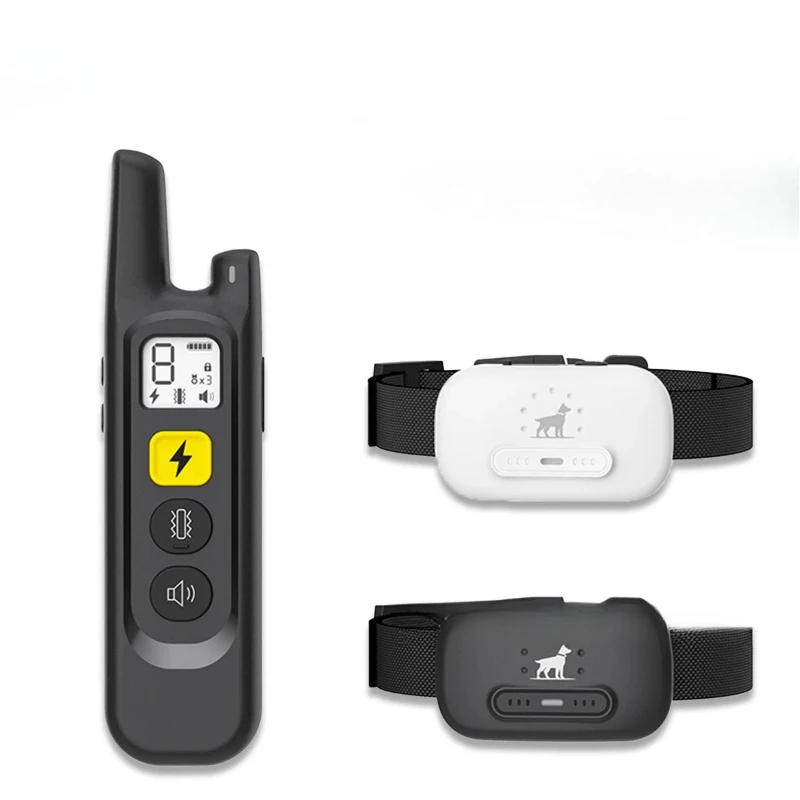 

1640Ft Electric Dog Training Collar Remote Control Waterproof Pet BehaviorFor 5-120lbs Puppy With Shock Vibration