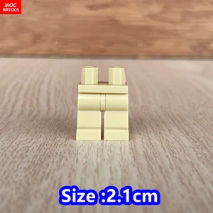 8 adet / grup MOC Tuğla Pantolon, Beyaz bacaklar, Vücut Giyim, Figür, Aksesuar, Montajlı Yapı Taşları Oyuncak, Çocuk Bebekler, Plastik Lego bacaklarına 8 çekirdekli satışlar - №1