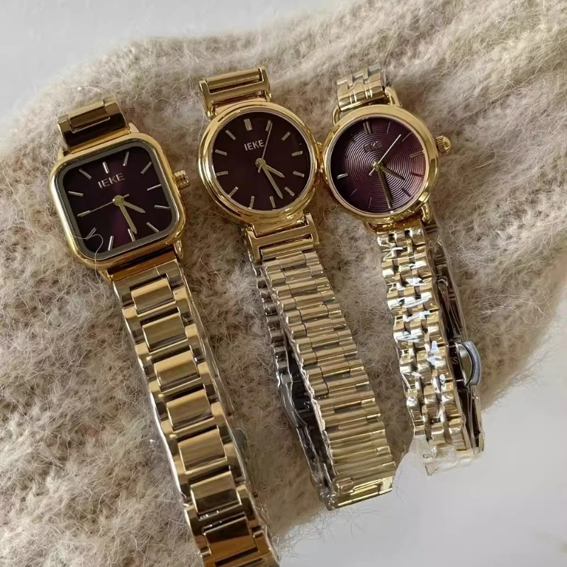 

2025 waterproof quartz watch birthday gift light luxury retro classic trend women's watch elegant and simple
