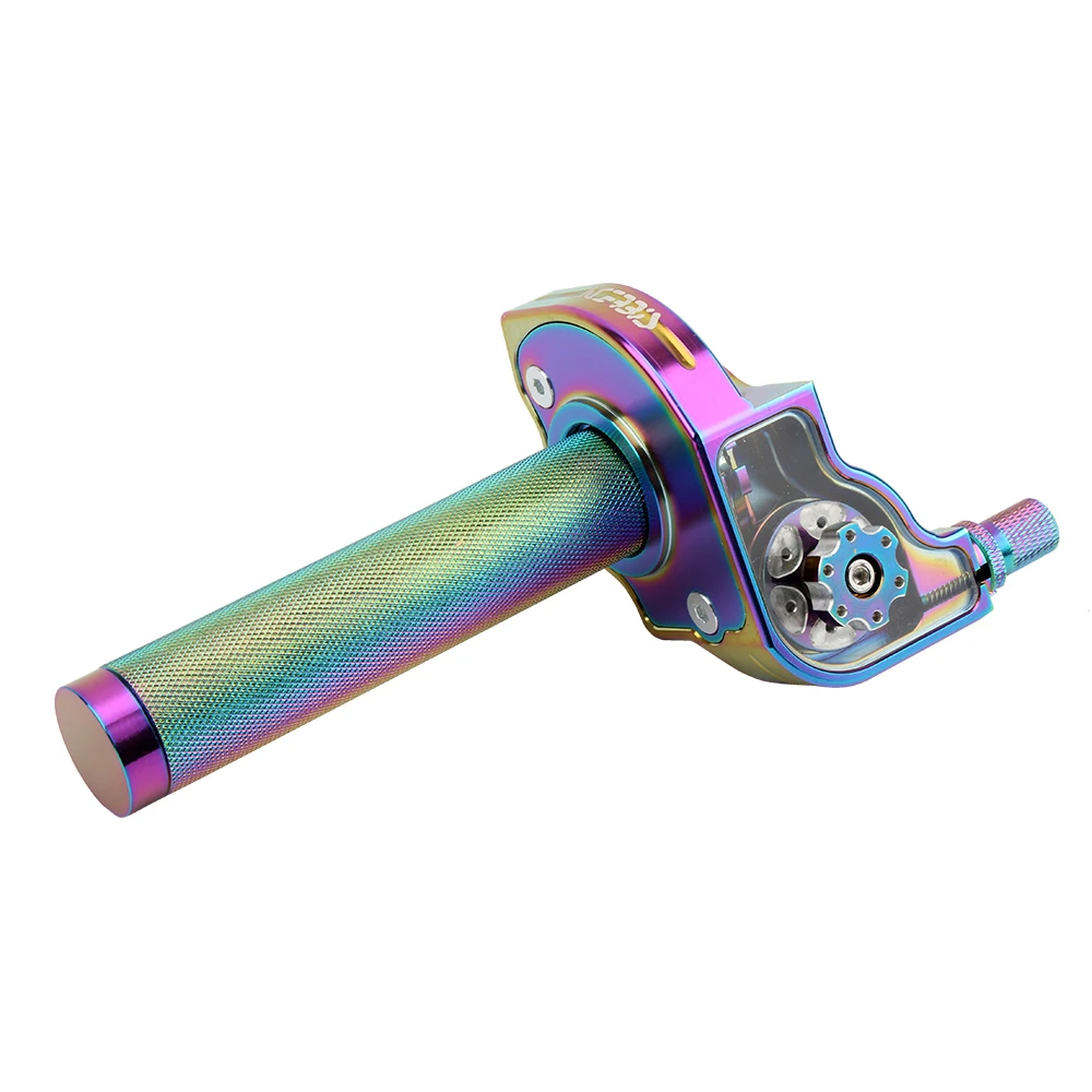 

1PC Universal Motorcycle Gas Throttle Handle Grip Visible Throttle Grip For 22mm Handle Bar ATV Offroad