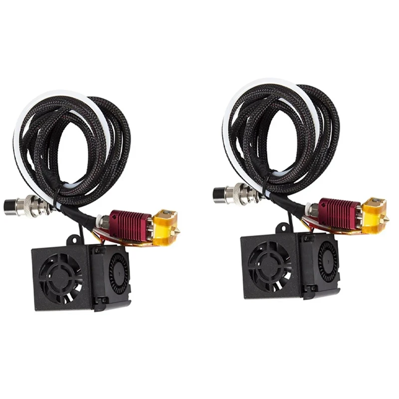 

2X For Creality 3D CR-10S Full Assembled Extruder Kit CR-10 Hotend Assembly Full Nozzle Kit