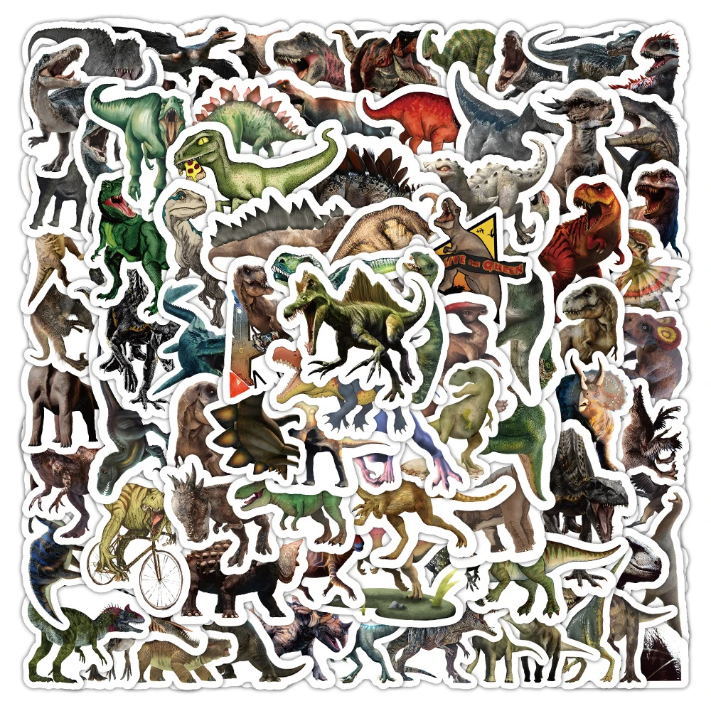 

10/30/50/100pcs Cool Animals Dinosaur Graffiti Stickers DIY Skateboard Car Laptop Phone Waterproof Classic Toys Sticker for Kids
