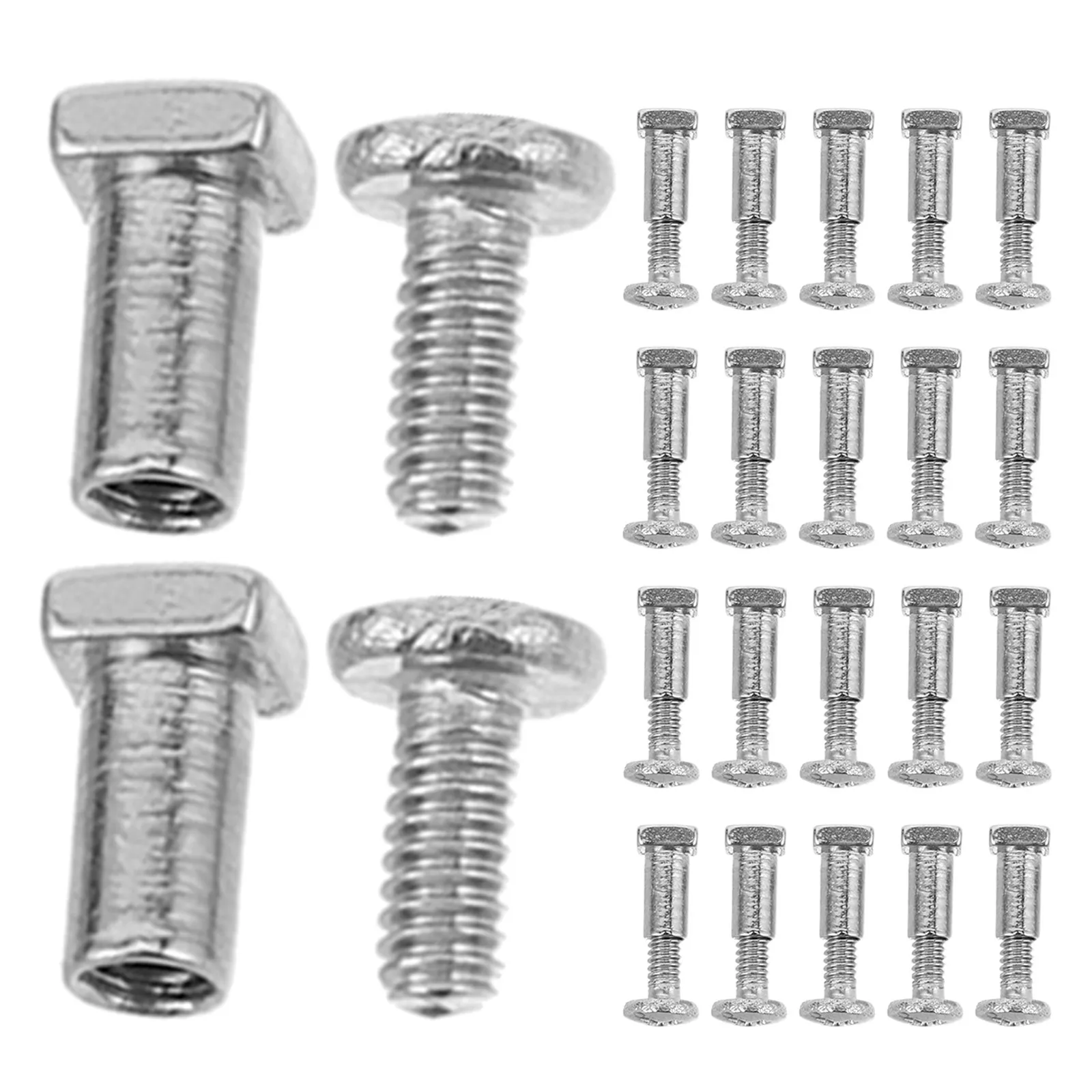 100Pairs Replacement Screws for Eyeglasses Precision Screws Eyeglass Frame Screw Kit Tiny Screw Nut for Glasses Hinge Repair