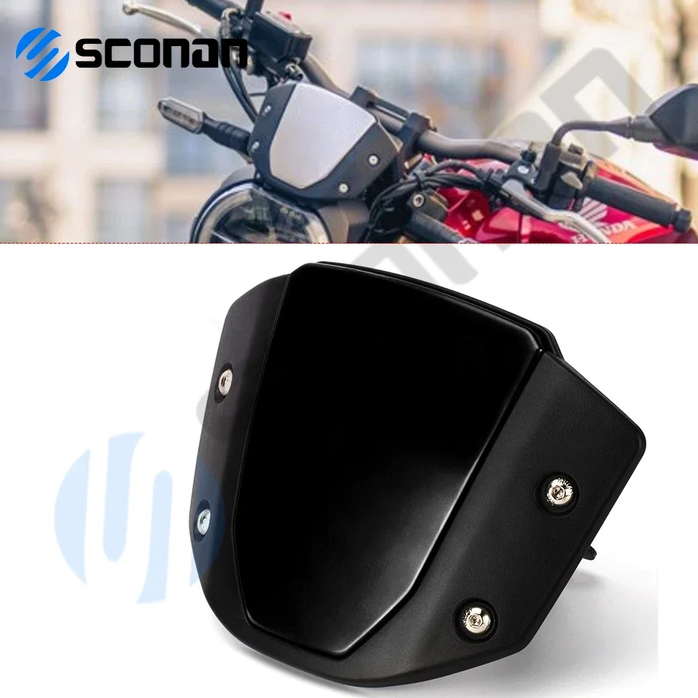 Motorcycle Accessories Windshield Windscreen Kit Deflector Wind Screen For Handa CB650R CB 650R CB 650 R 2019 2020 2021