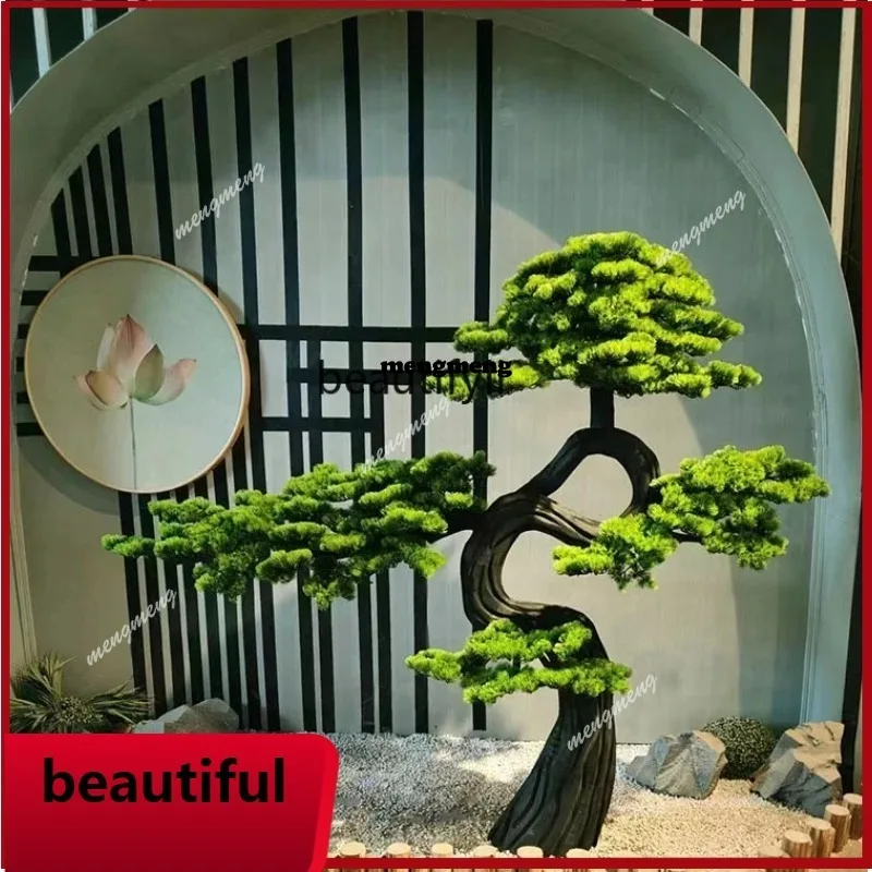 N    Simulation  pine shape fake tree shopping mall hotel and other landscape decoration soft decoration simple interior ornamen