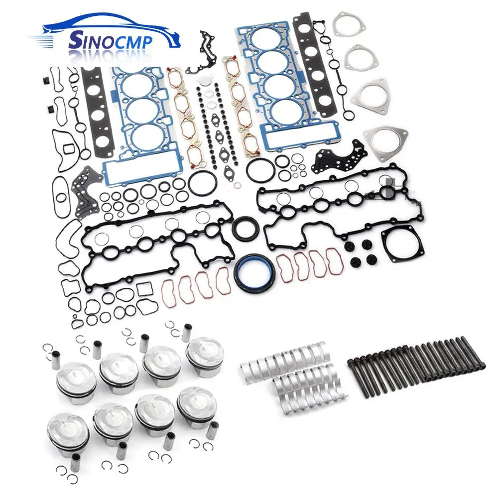 

Engine Overhaul Rebuilt W/Pistons Gasket Bearings Kit 079107065DC For VW Touareg Audi Q7 A6 A8 S5 4.2L V8 DOHC 40V BAR BVJ CDRA