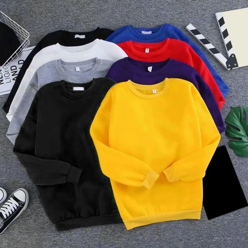 

Casual Pullover Sweater Loose Everyday Wear Polyester Winter Padded Sweatshirt