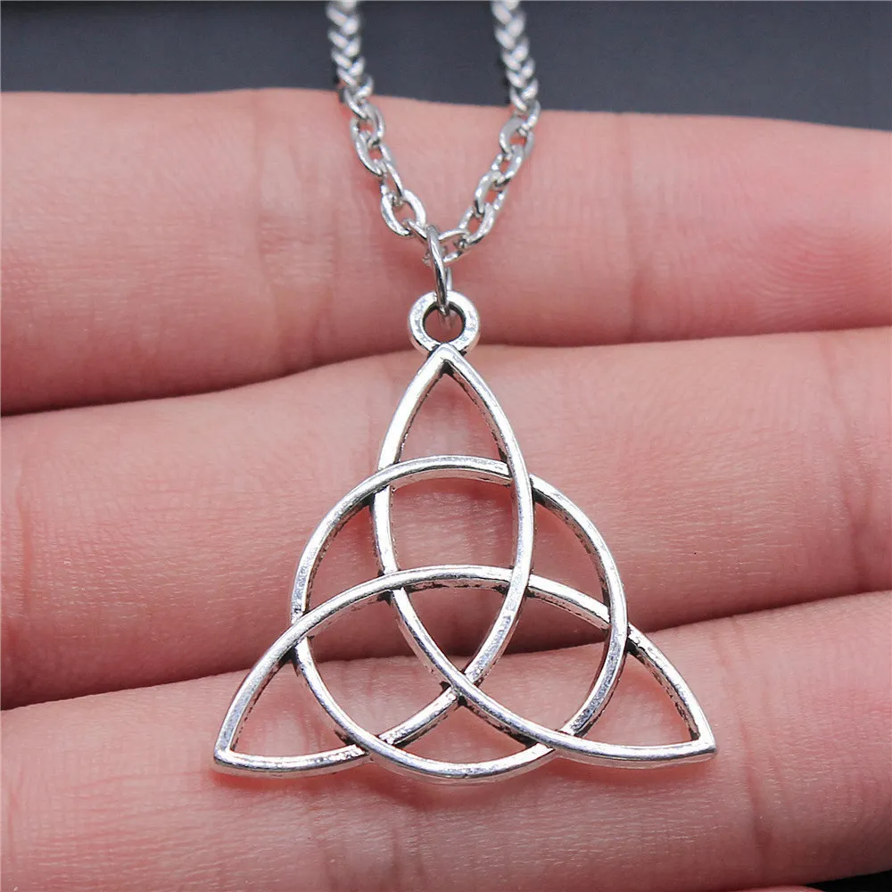Necklace On The Neck 43Cm Chain Hexagram Celtic Talisman Amulet Star Of David Cute Jewellery