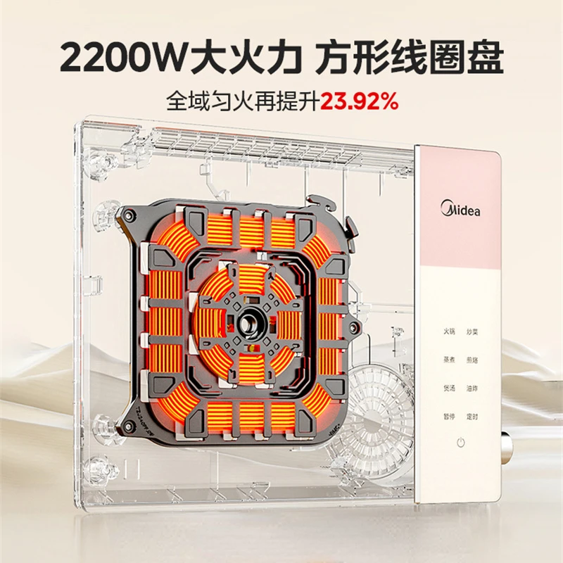 Новинка, индукционная плита высокой мощности 220 В/2200 Вт, бытовая техника для приготовления пищи в горшке, электрическая плита для приготовления пищи, новая