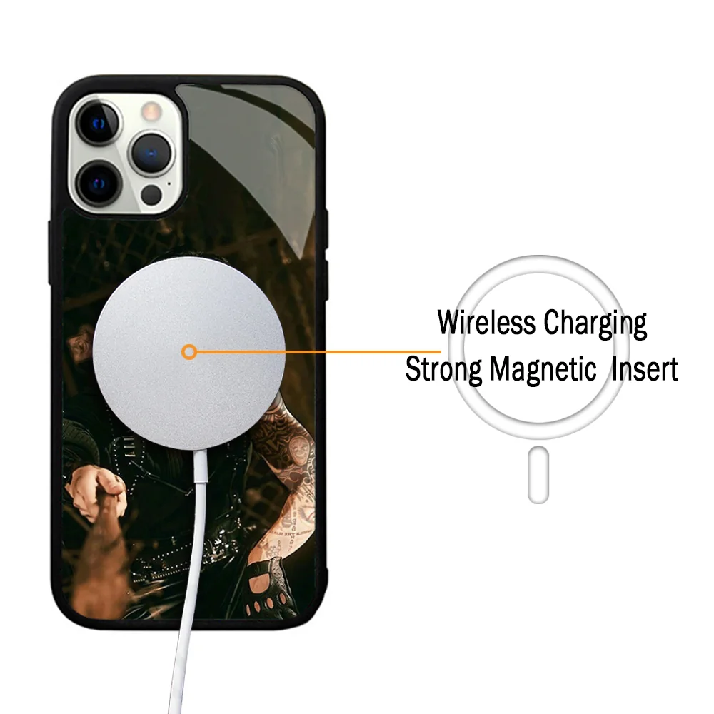 J-Jungkook Singer Phone Case For IPhone 11 12 13 14 15 Plus Pro Max Mirror Acrylic Cover For Magsafe Wireless Charging