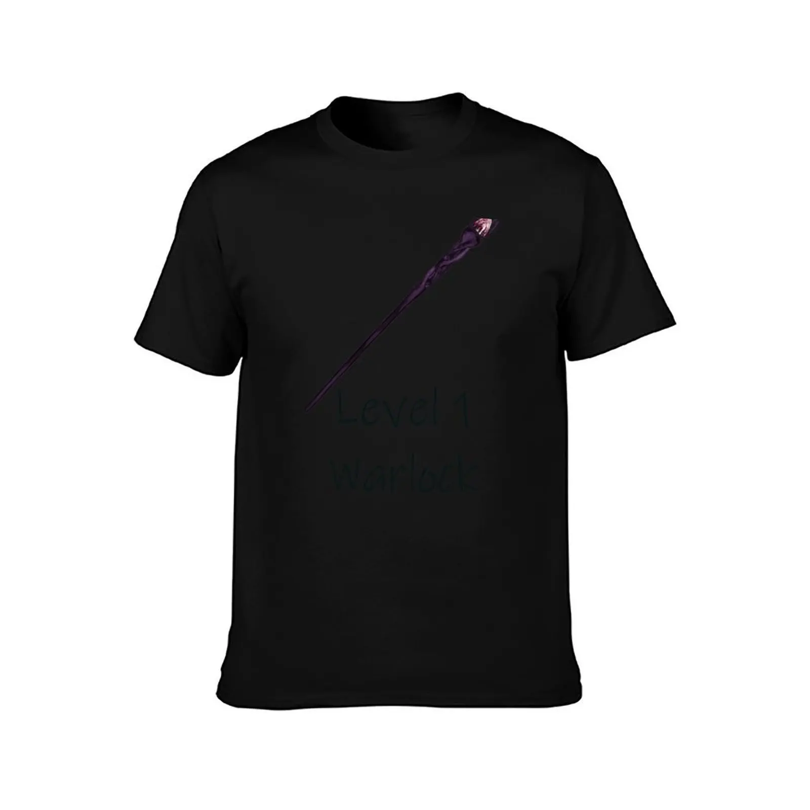 Level 1 Warlock T-Shirt Comfortable Daily Wear Tee T-Shirt