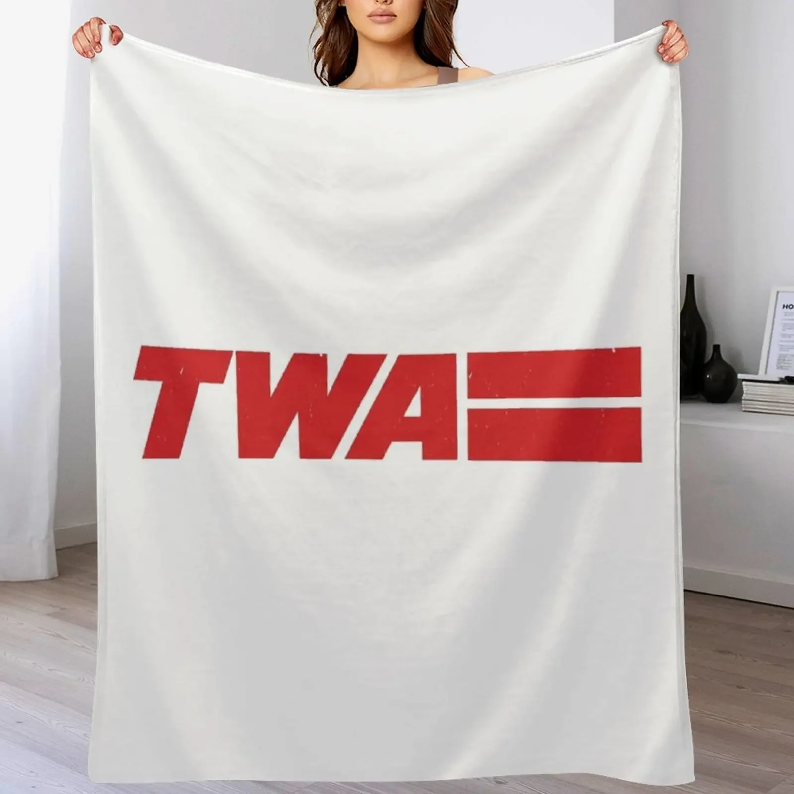 

TWA - vintage logo Throw Blanket Men's Soft Warm Throw Blanket for Couch