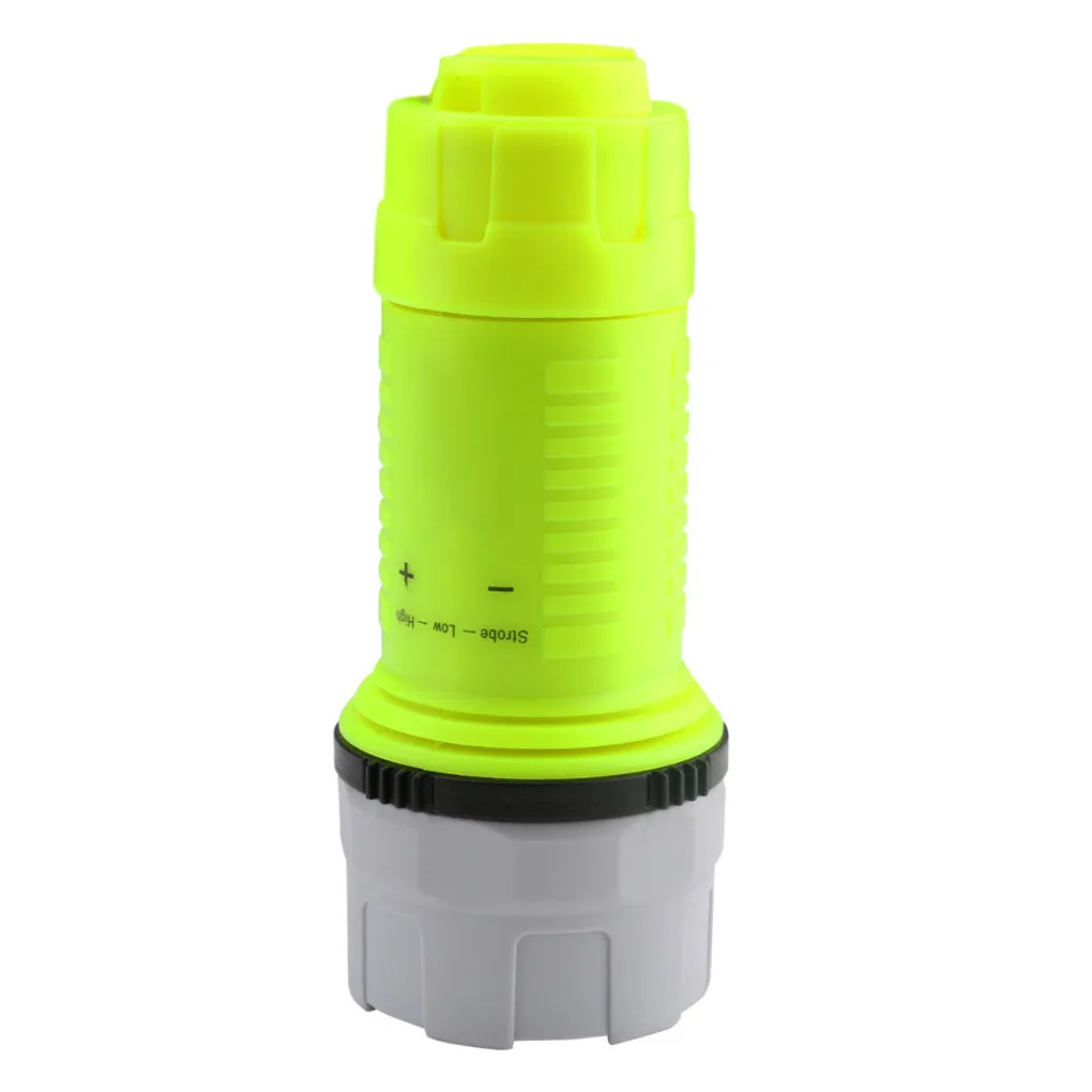 

Diving Flashlight with Rope Battery Powered Torch Lamp Underwater Light Lantern Working Repairing Emergency Accessories