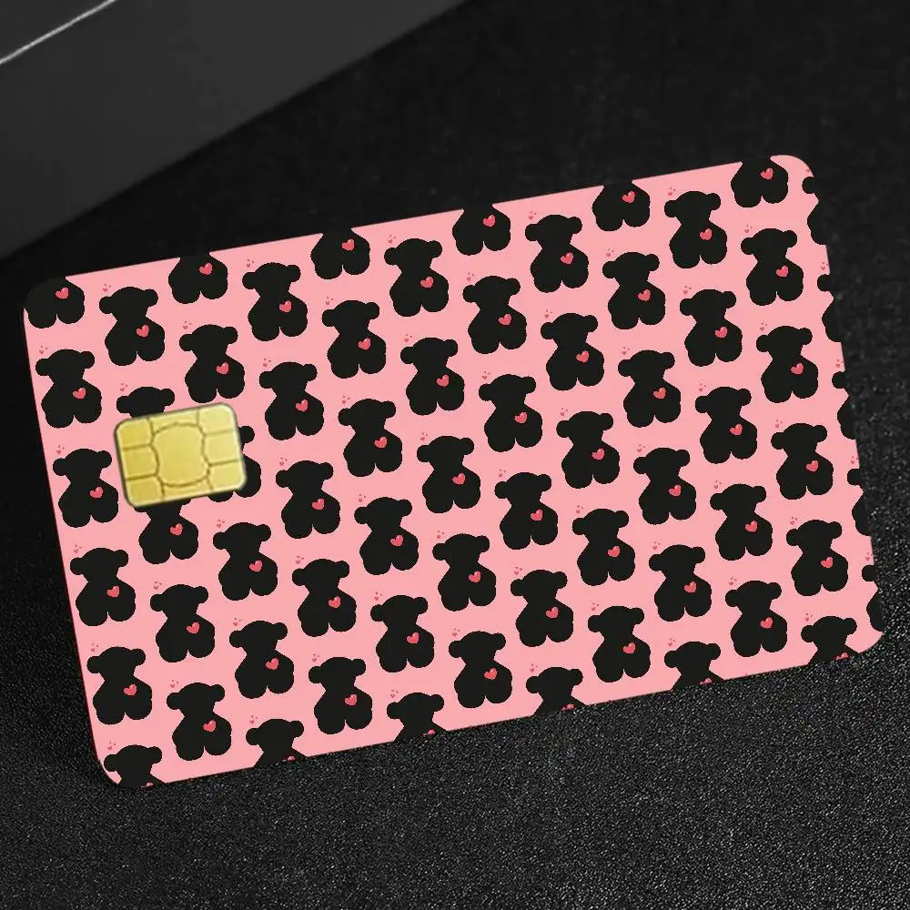 Back-t-TOUSes Credit Card Skin Stickers No Adhesive Residue Water Proof For VISA Credit Card Subway Access Card