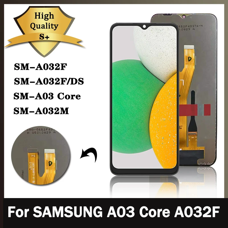 

6.5"New LCD For SAMSUNG A03 Core A032F A032M SM-A032F/DS LCD Display Panel Glass Touch Screen Digitizer Assembly