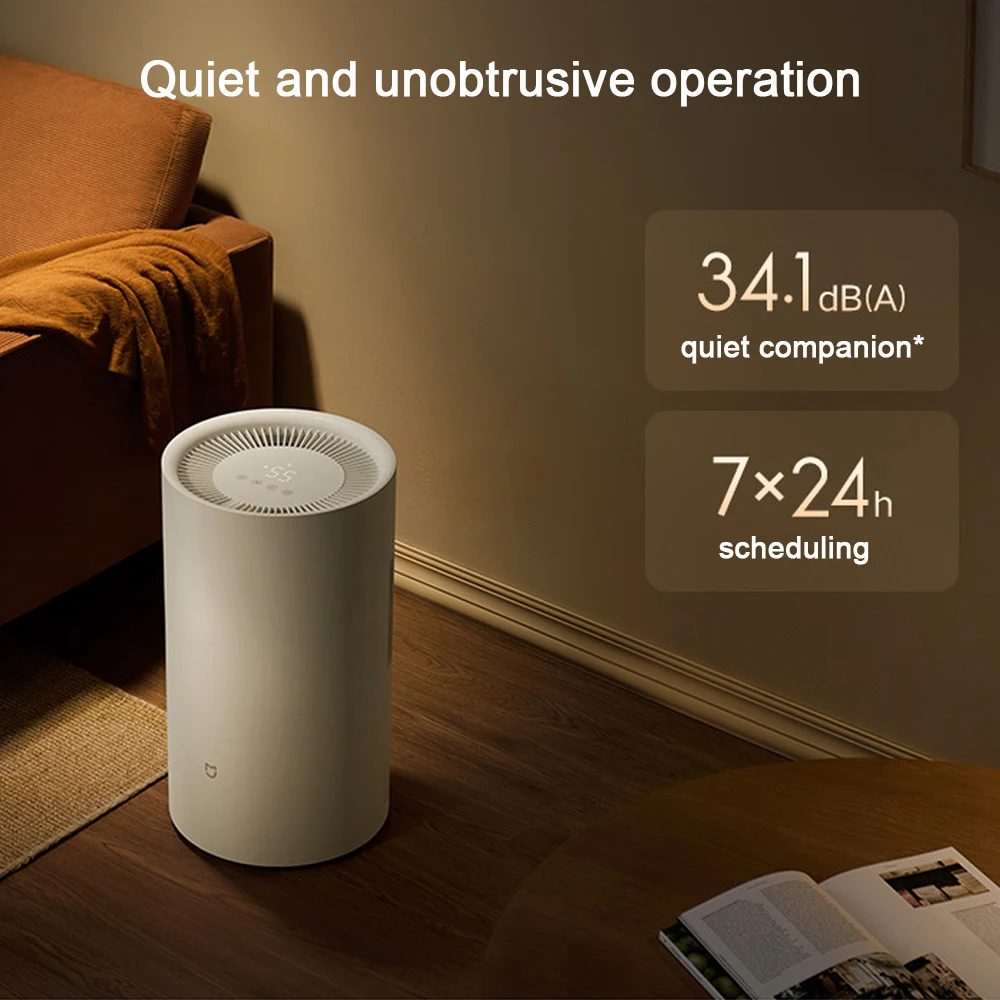 XIAOMI MIJIA Smart Dehumidifier 13L,3 Dehumidification Mode,3L Water Tank,Antibacterial Filter,Chinese Version With Adapter image 2