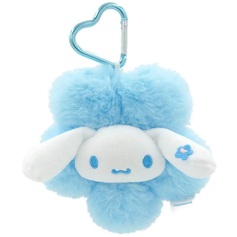 Sanrio Hello Kitty Ciondolo in peluche Fiore di ciliegio Cinnamoroll My Melody Kuromi Portachiavi Ciondolo Giocattolo Piano Agnello Regalo di compleanno