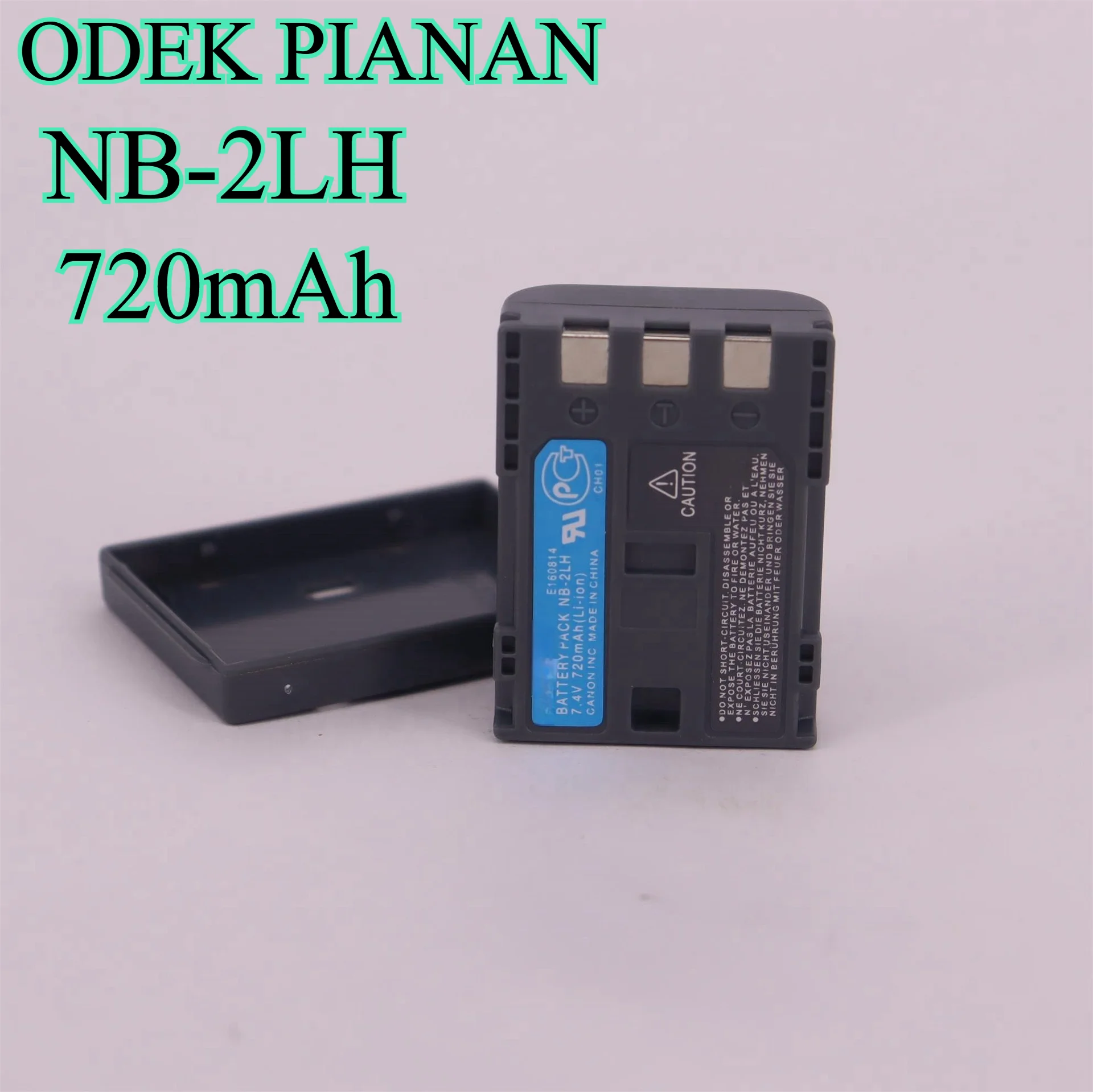 بطارية بديلة 720 مللي أمبير NB-2LH لكاميرا Canon PowerShot S30/350D/G7 الرقمية - متوافقة مع طاقة ليثيوم أيون NB2LH