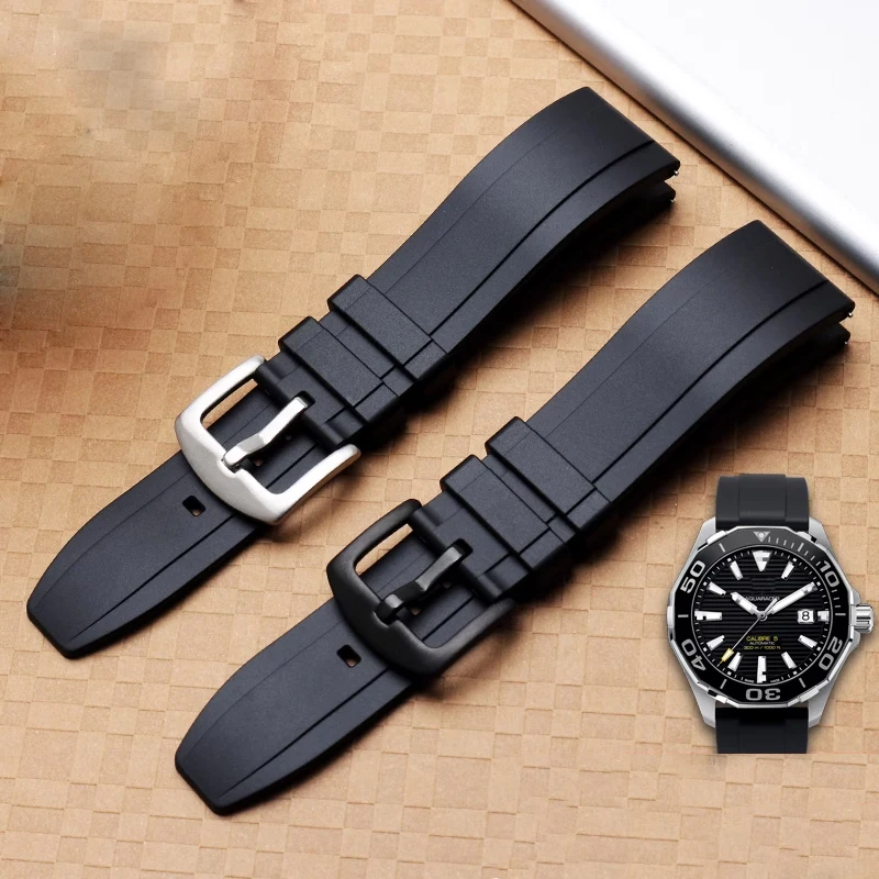 Ремешок резиновый быстросъемный для мужских часов, водонепроницаемый силиконовый браслет для Tudor Omega Rolex Casio 19 20 мм 21 22 мм 24 мм