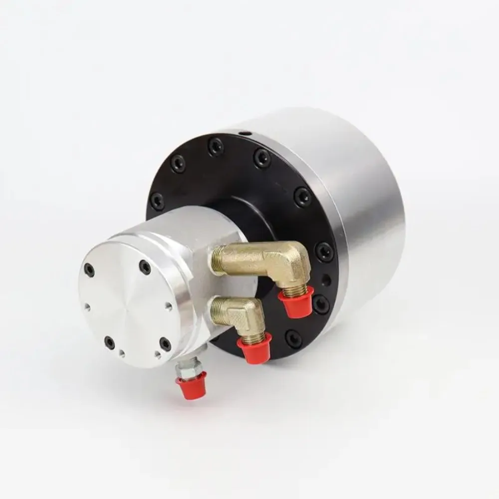 Zhongshi MS125/MS150/MS200 Rotary Cylinder (Hydraulic) w/ Built-in Check Valve & Detector | High Precision & Long Life