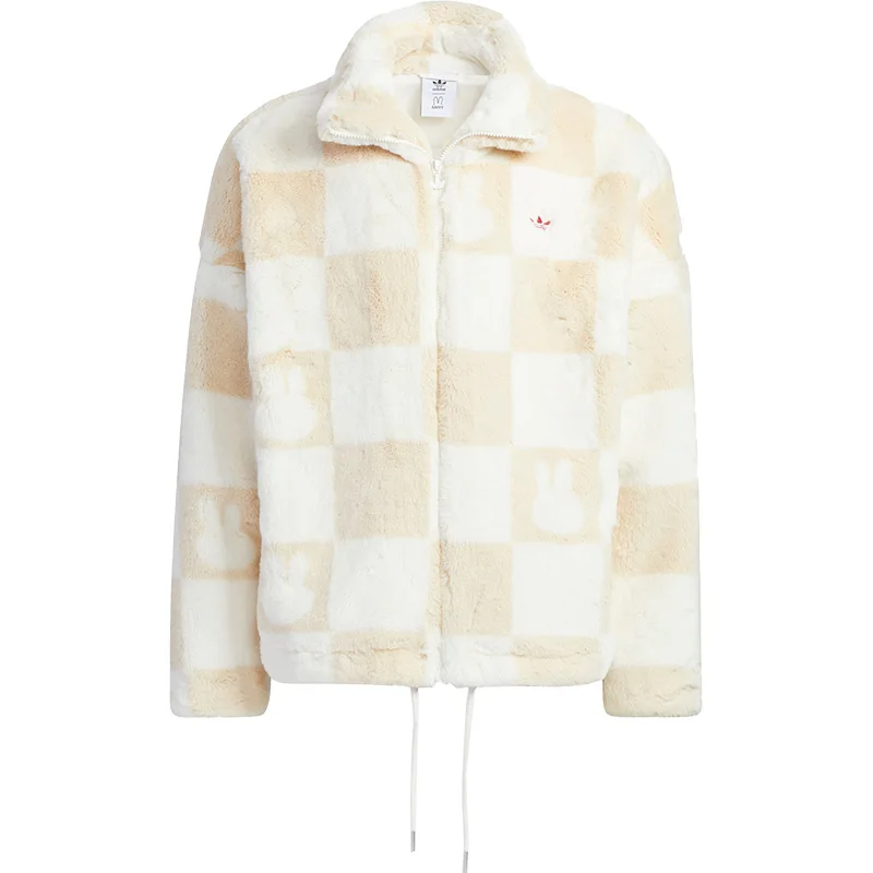 سترة رياضية كاجوال فضفاضة للرجال والنساء من Adidas Official Authentic Three Stripes HZ9022