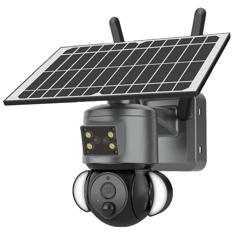 ソーラー監視カメラ、高解像度ビデオ、屋外防水セキュリティカメラ、3mp