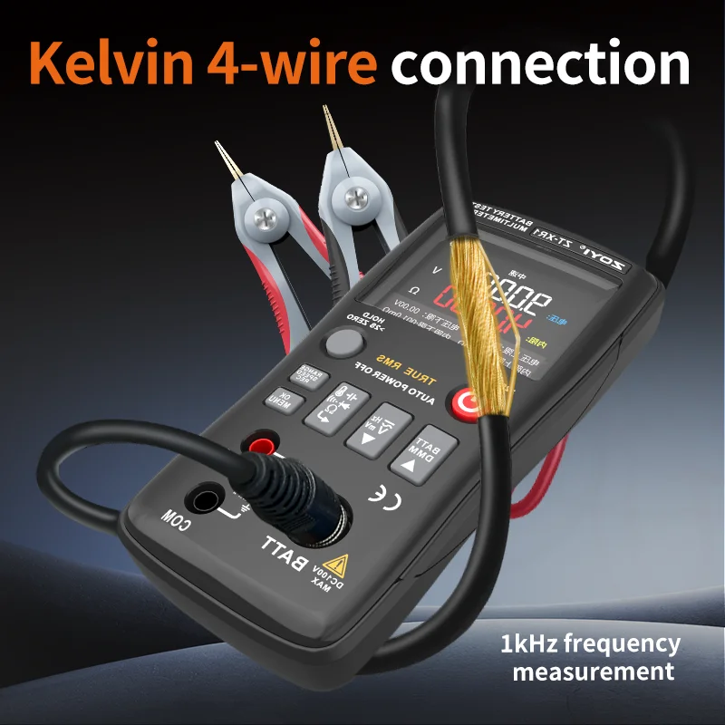 ZOYI ZT-XR1 Battery Internal Resistance Meter+Multimeter High-Precision Voltage/Resistance/Capacitance/Diode Tester