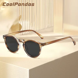 CoolPandas occhiali da sole polarizzati rotondi Vintage donna uomo Designer di marca occhiali da sole ultraleggeri da guida Unisex Oculos De Sol UV400