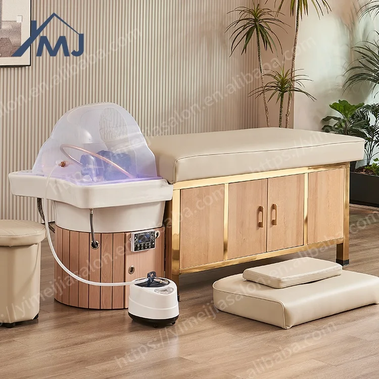 Lay Down Hair Wash Massage Table Electric Shampoo Japanese Head Spa Beds