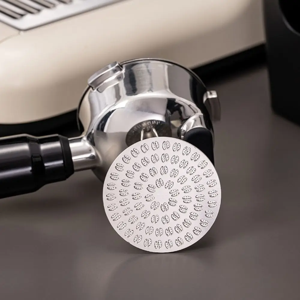 51/53/58 MM Double Layer Coffee Filter Screen Fine Mesh Stainless Steel Coffee Powder Sieve Reusable Heat Resistant