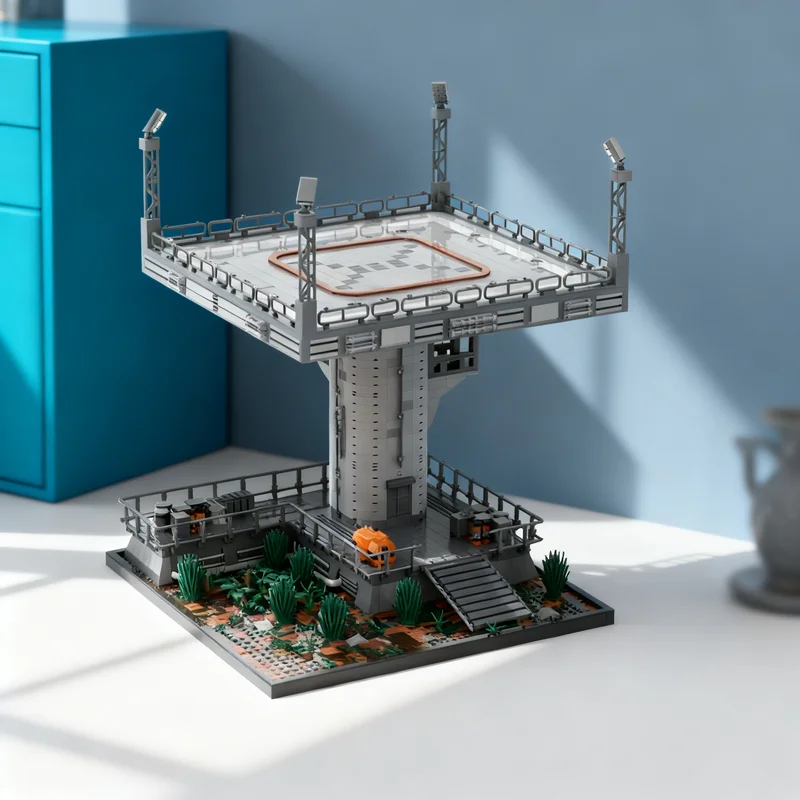 

2954 детали MOC SW: Платформа для посадки на Эндор, модель звездной битвы, конструктор, подарок, креативный коллекционный декор, премиум-класс