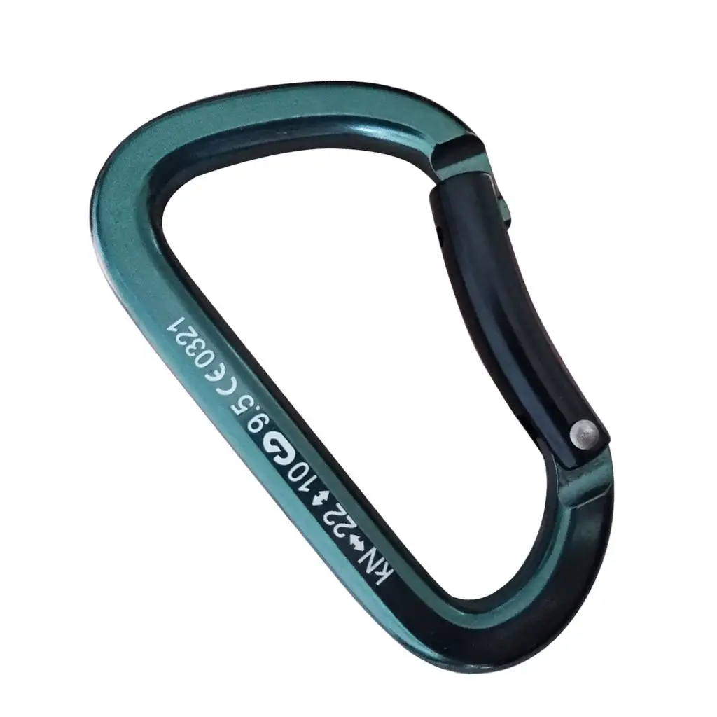 Imagem -04 - Carabiner Clip para Montanhismo Explorando Escalada Rapel Rede 22kn