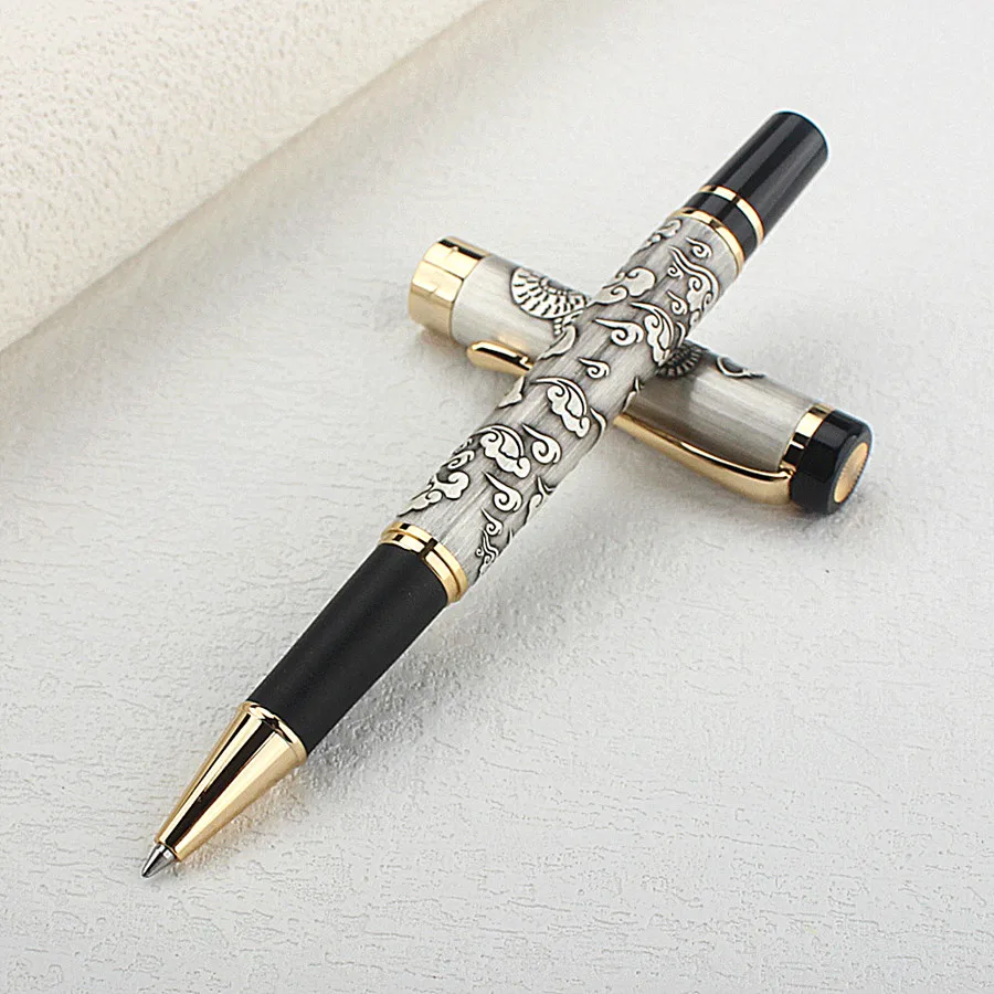 Luxury Jinhao Oriental Dragon Ballpoint Pen 0.7mm Nib Black Ink Pen for Office Business Gift