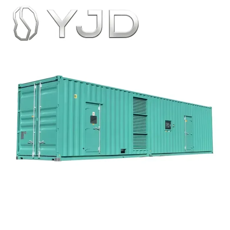20V4000G83S 2.5MW Stamford Alternator 40ft Container Open Type Silent Genset 3125kVA Generator