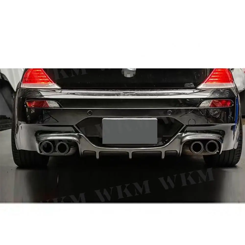 

Углеродное волокно, 3 шт./компл., передний бампер, задний диффузор, спойлер, задний спойлер для BMW 6 серии E63 E64 M6 2006-2010 FRP Body Kit