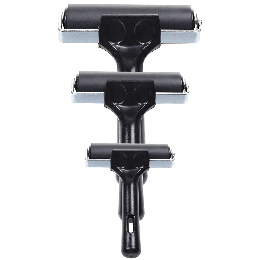 3 قطعة بكرات الرسم الماس بكرات مطاطية مقاومة للاهتراء متعددة الاستخدام الطباعة الحبر فرك أداة الحرف المنزلية المدمجة