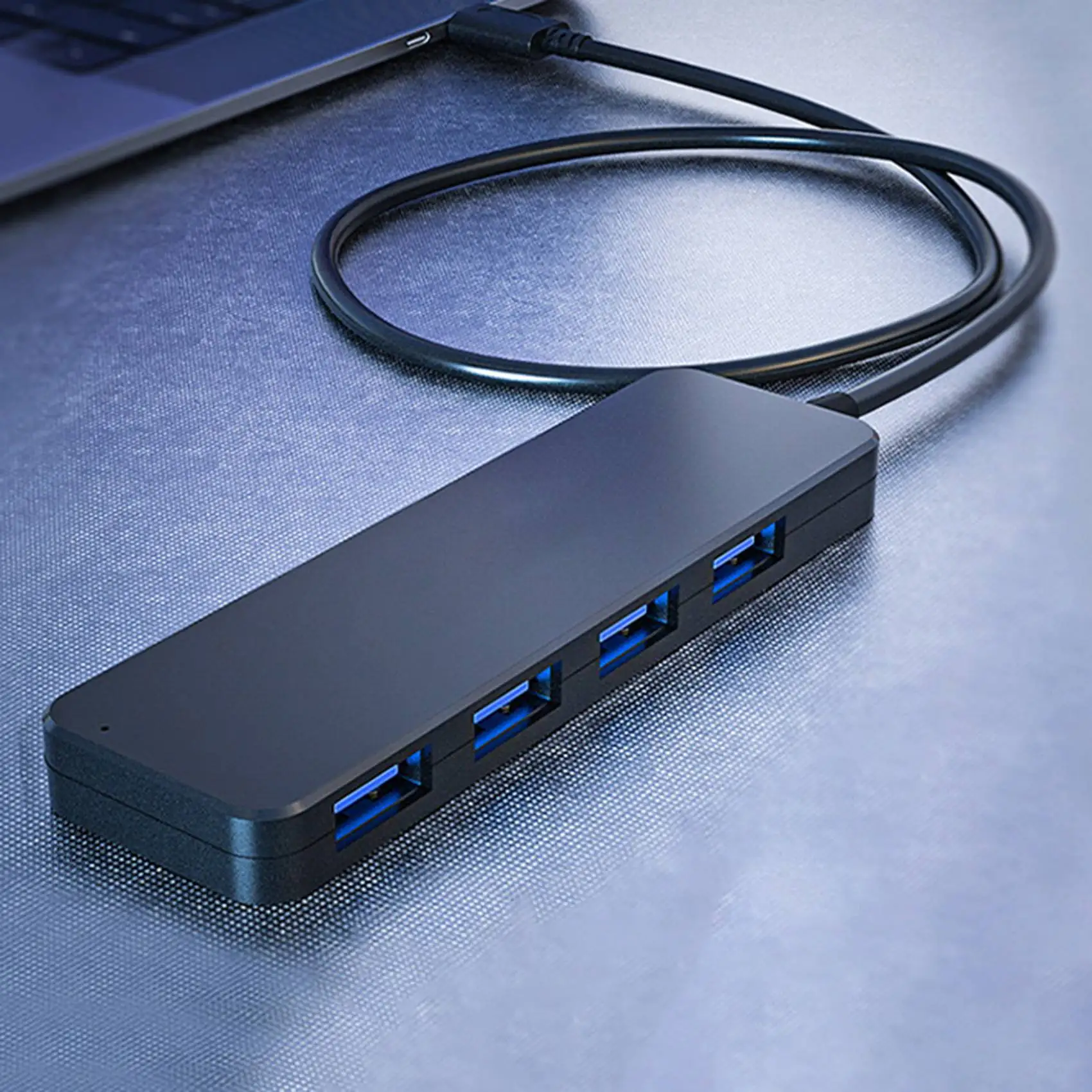 4 in 1 Docking Station USB HUB Multifunction USB3.0 Adaptor Splitter 5Gbps High-Speed Transmission Docking Station